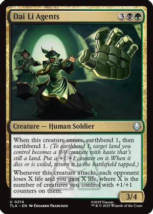 Dai Li Agents  [Foil]  (TLA-214) - [Avatar: The Last Airbender] - Trinity Hobby