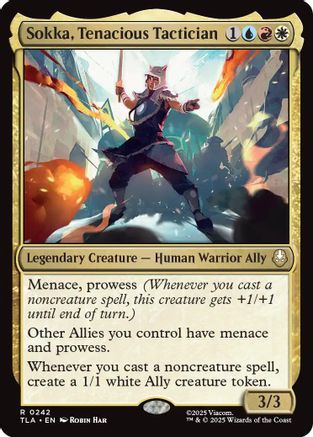Sokka, Tenacious Tactician  [Foil]  (TLA-242) - [Avatar: The Last Airbender] - Trinity Hobby