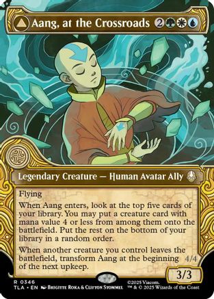 Aang, at the Crossroads (Showcase)  [Foil]  (TLA-346) - [Avatar: The Last Airbender] - Trinity Hobby