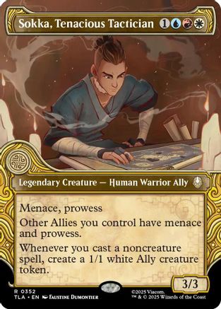 Sokka, Tenacious Tactician (Showcase)  [Foil]  (TLA-352) - [Avatar: The Last Airbender] - Trinity Hobby