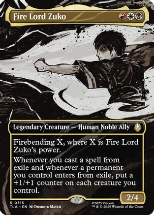 Fire Lord Zuko (Borderless)  (TLA-315) - [Avatar: The Last Airbender] - Trinity Hobby