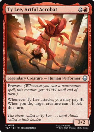 Ty Lee, Artful Acrobat  (TLA-158) - [Avatar: The Last Airbender] - Trinity Hobby