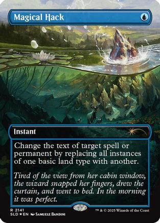 Magical Hack  [Foil]  (SLD-2141) - [Secret Lair Drop Series] - Trinity Hobby