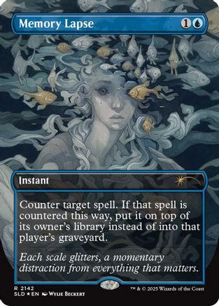 Memory Lapse  [Foil]  (SLD-2142) - [Secret Lair Drop Series] - Trinity Hobby