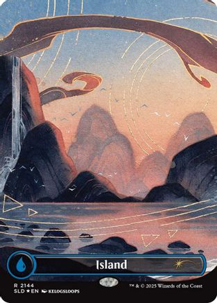 Island (2144)  [Foil]  (SLD-2144) - [Secret Lair Drop Series] - Trinity Hobby
