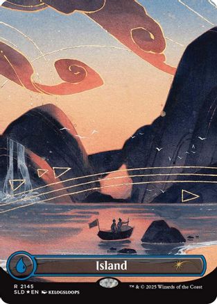 Island (2145)  [Foil]  (SLD-2145) - [Secret Lair Drop Series] - Trinity Hobby