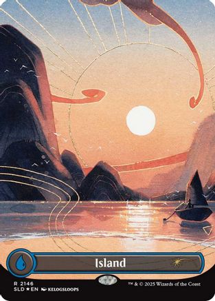 Island (2146)  [Foil]  (SLD-2146) - [Secret Lair Drop Series] - Trinity Hobby