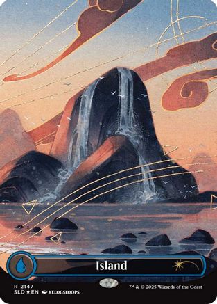 Island (2147)  [Foil]  (SLD-2147) - [Secret Lair Drop Series] - Trinity Hobby