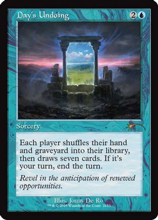 Day's Undoing (Retro Frame)  (SLD-2153) - [Secret Lair Drop Series] - Trinity Hobby