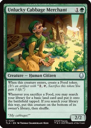 Unlucky Cabbage Merchant  (TLA-201) - [Avatar: The Last Airbender] - Trinity Hobby