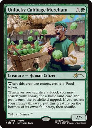 Unlucky Cabbage Merchant  (UMP-003) - [Unique and Miscellaneous Promos] - Trinity Hobby