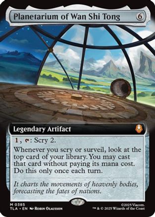 Planetarium of Wan Shi Tong (Extended Art)  [Foil]  (TLA-385) - [Avatar: The Last Airbender] - Trinity Hobby
