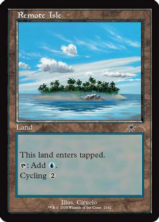 Remote Isle (Retro Frame)  (SLD-2162) - [Secret Lair Drop Series] - Trinity Hobby