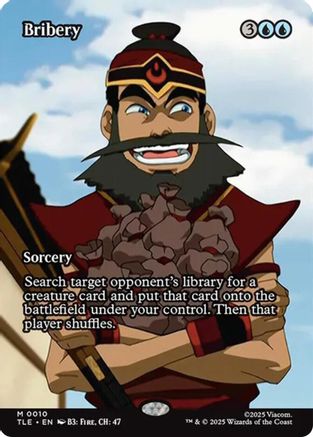 Bribery (Borderless)  (TLE-010) - [Avatar: The Last Airbender: Eternal-Legal] - Trinity Hobby