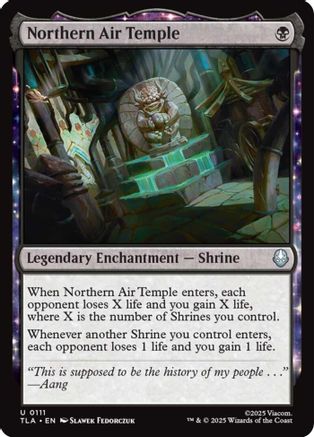 Northern Air Temple  [Foil]  (TLA-111) - [Avatar: The Last Airbender] - Trinity Hobby