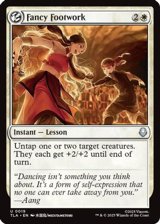 Fancy Footwork  [Foil]  (TLA-019) - [Avatar: The Last Airbender] - Trinity Hobby