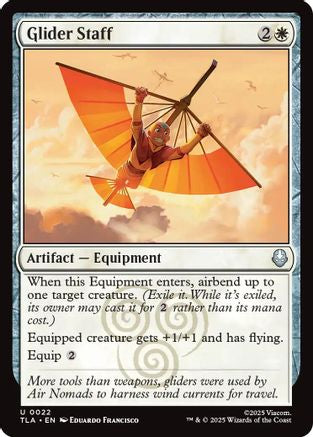 Glider Staff  (TLA-022) - [Avatar: The Last Airbender] - Trinity Hobby