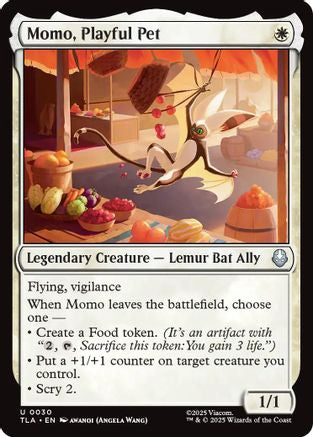 Momo, Playful Pet  [Foil]  (TLA-030) - [Avatar: The Last Airbender] - Trinity Hobby
