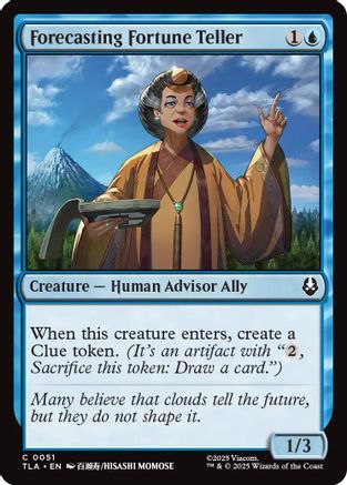 Forecasting Fortune Teller  [Foil]  (TLA-030) - [Avatar: The Last Airbender] - Trinity Hobby