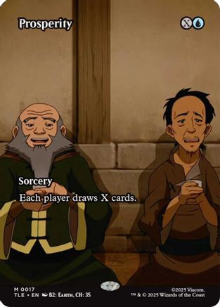 Prosperity (Borderless)  [Foil]  (TLE-017) - [Avatar: The Last Airbender: Eternal-Legal] - Trinity Hobby