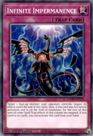 Infinite Impermanence (L5DD-ENY31) [L5DD-ENY31] - Legendary 5D's Decks 1st Edition - Common / Short Print
