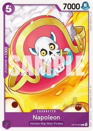 Napoleon (OP13-070) - [Carrying On His Will: 3rd Anniversary Tournament Cards]
