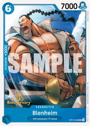 Blenheim (OP13-049) - [Carrying On His Will: 3rd Anniversary Tournament Cards]