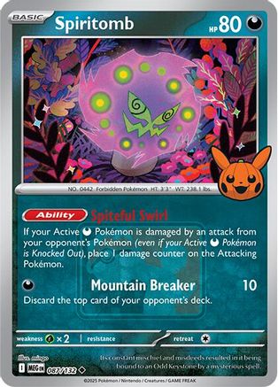 Spiritomb (Pokeween 2025) - (087/132) Reverse Holofoil [Miscellaneous Cards & Products]