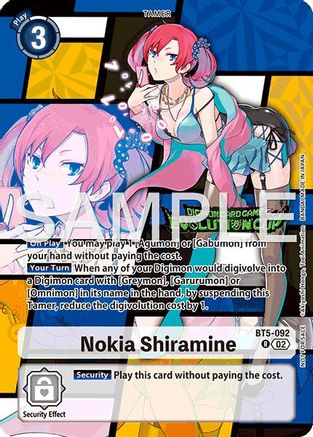 Nokia Shiramine (Evolution Cup 2025 Vol. 3 Winner) (BT5-092) - [Battle of Omni] Foil