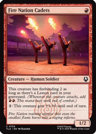 Fire Nation Cadets  [Foil]  (TLA-134) - [Avatar: The Last Airbender] - Trinity Hobby