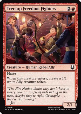 Treetop Freedom Fighters  (TLA-156) - [Avatar: The Last Airbender] - Trinity Hobby
