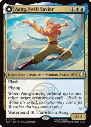 Aang, Swift Savior  [Foil]  (TLA-204) - [Avatar: The Last Airbender] - Trinity Hobby