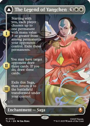 The Legend of Yangchen (Borderless)  [Foil]  (TLA-354) - [Avatar: The Last Airbender] - Trinity Hobby