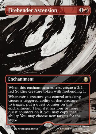 Firebender Ascension (Borderless)  [Foil]  (TLA-312) - [Avatar: The Last Airbender] - Trinity Hobby