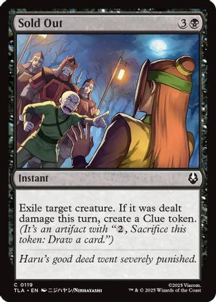 Sold Out  [Foil]  (TLA-119) - [Avatar: The Last Airbender] - Trinity Hobby