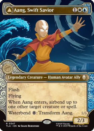 Aang, Swift Savior (Showcase)  (TLA-347) - [Avatar: The Last Airbender] - Trinity Hobby