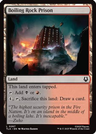 Boiling Rock Prison  [Foil]  (TLA-267) - [Avatar: The Last Airbender] - Trinity Hobby