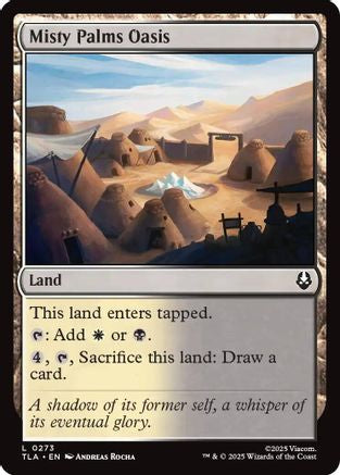 Misty Palms Oasis  [Foil]  (TLA-273) - [Avatar: The Last Airbender] - Trinity Hobby