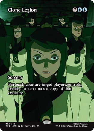 Clone Legion (Borderless)  [Foil]  (TLE-012) - [Avatar: The Last Airbender: Eternal-Legal] - Trinity Hobby