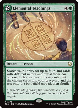Elemental Teachings  [Foil]  (TLA-178) - [Avatar: The Last Airbender] - Trinity Hobby