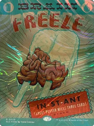 Brain Freeze (Halo Foil)  [Foil]  (SLC-029) - [Secret Lair Countdown Kit] - Trinity Hobby