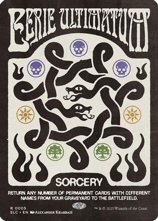 Eerie Ultimatum  [Foil]  (SLC-005) - [Secret Lair Countdown Kit] - Trinity Hobby