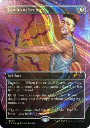 Isochron Scepter (Halo Foil)  [Foil]  (SLC-036) - [Secret Lair Countdown Kit] - Trinity Hobby