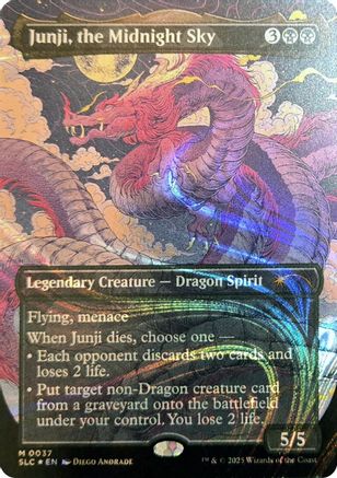 Junji, the Midnight Sky (Halo Foil)  [Foil]  (SLC-037) - [Secret Lair Countdown Kit] - Trinity Hobby