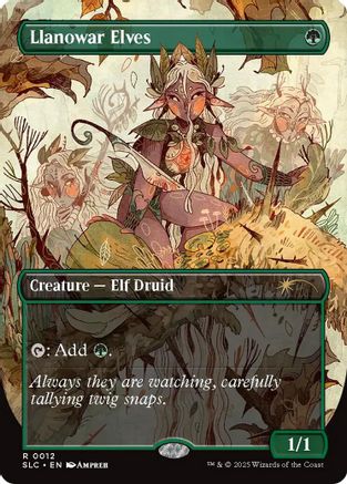 Llanowar Elves  (SLC-012) - [Secret Lair Countdown Kit] - Trinity Hobby