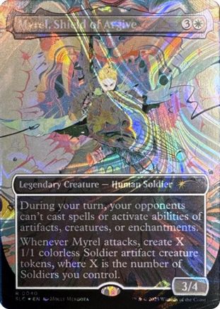 Myrel, Shield of Argive (Halo Foil)  [Foil]  (SLC-040) - [Secret Lair Countdown Kit] - Trinity Hobby