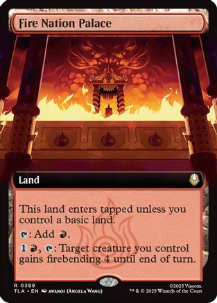 Fire Nation Palace (Extended Art)  [Foil]  (TLA-389) - [Avatar: The Last Airbender] - Trinity Hobby