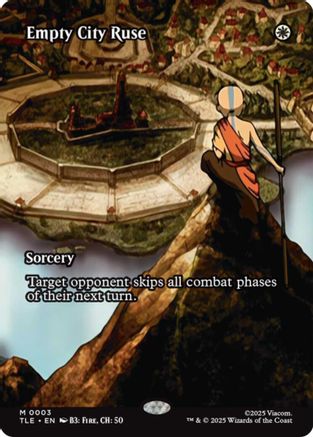 Empty City Ruse (Borderless)  (TLE-003) - [Avatar: The Last Airbender: Eternal-Legal] - Trinity Hobby