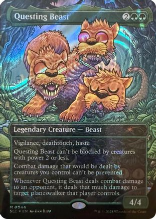 Questing Beast (Halo Foil)  [Foil]  (SLC-044) - [Secret Lair Countdown Kit] - Trinity Hobby