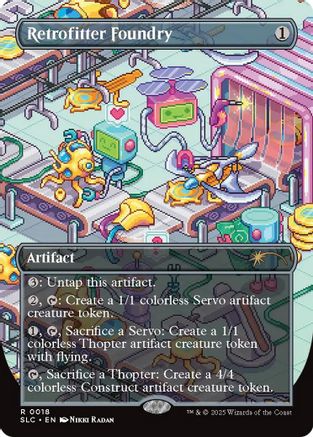 Retrofitter Foundry  [Foil]  (SLC-018) - [Secret Lair Countdown Kit] - Trinity Hobby